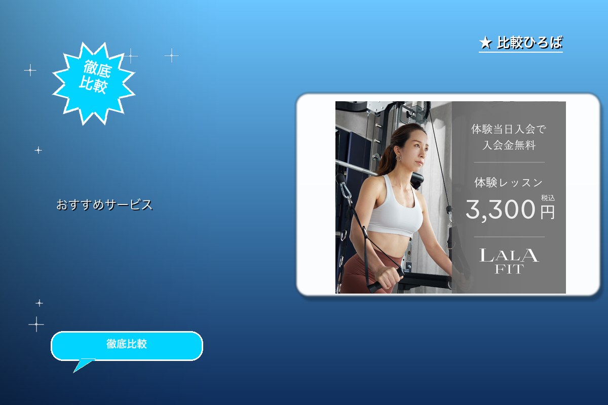女性専用パーソナルジムの新規体験予約 評判・特徴ロゴ