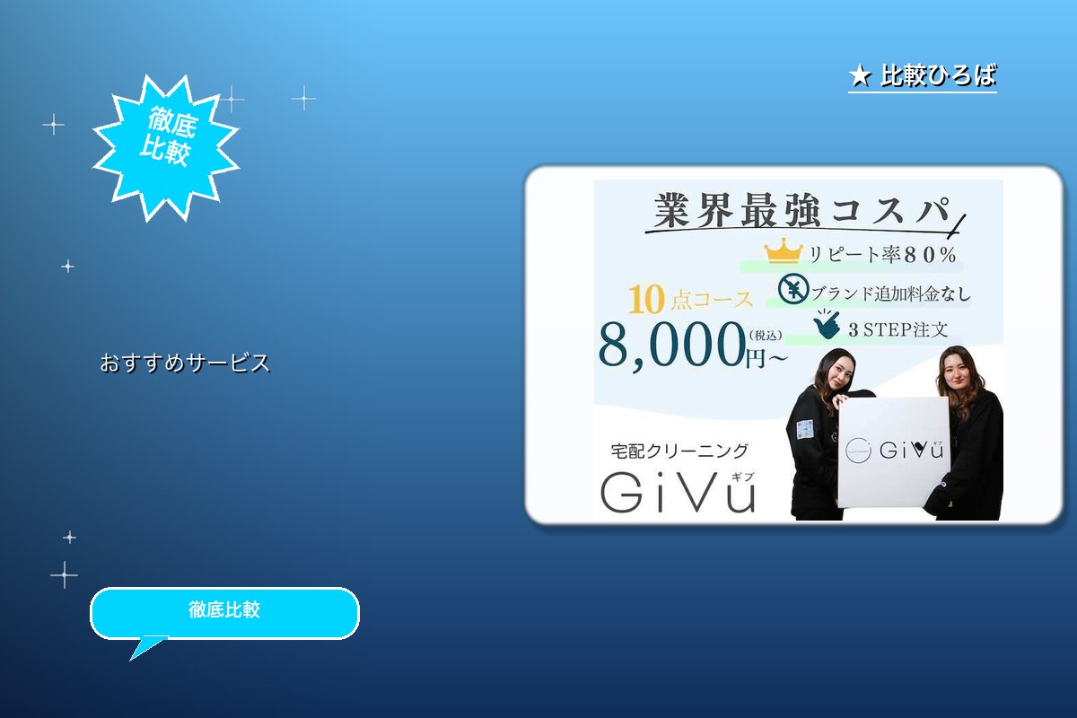 宅配クリーニングGiVu 評判・特徴ロゴ