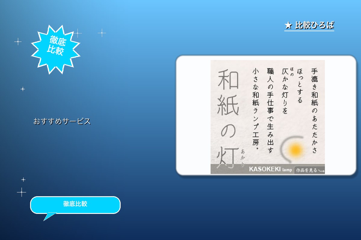 KASOKEKI lamp store 評判・特ロゴ