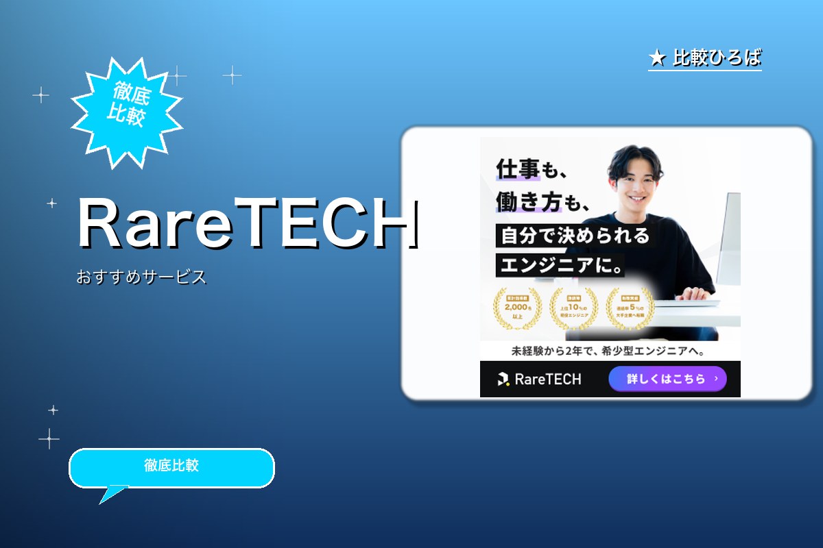RareTECHのロゴ・バナー