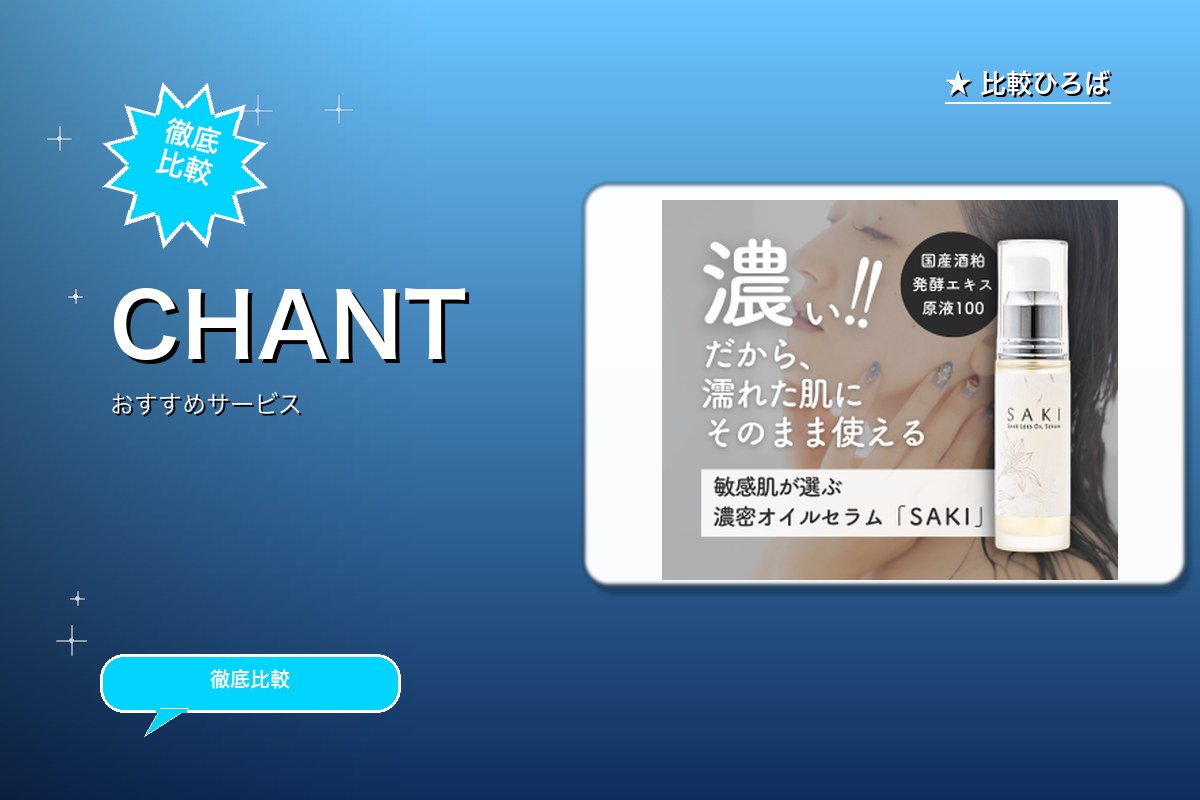 CHANTのロゴ・バナー