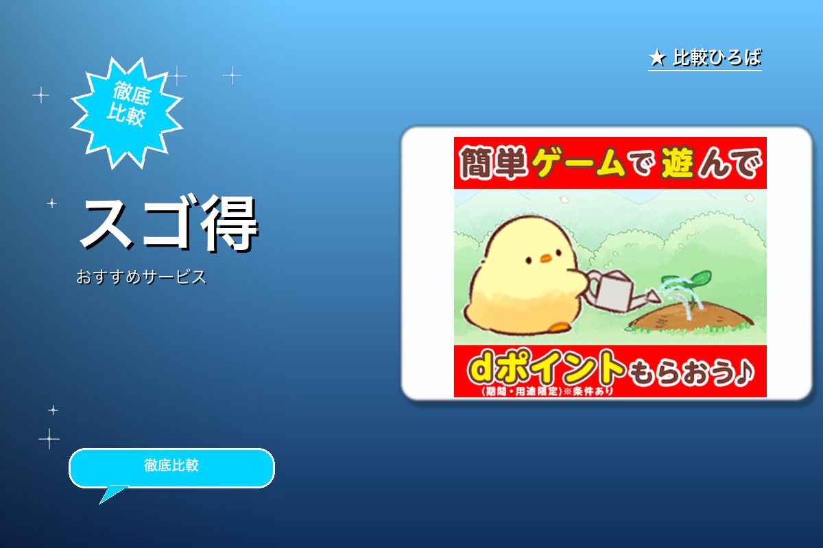 スゴ得のサービス紹介画像