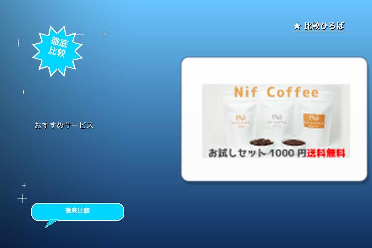ニフコーヒー 評判・特徴ロゴ