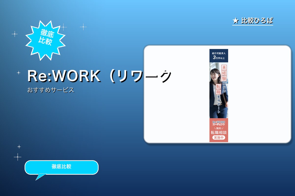 Re:WORK(リワーク)のロゴ・バナー
